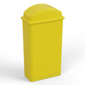 23-Gallon Yellow Slim Trash Can with Swing Dome Lid