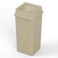 50 Gallon Beige Square Commercial Trash