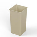 50 Gallon Beige Square Commercial Trash