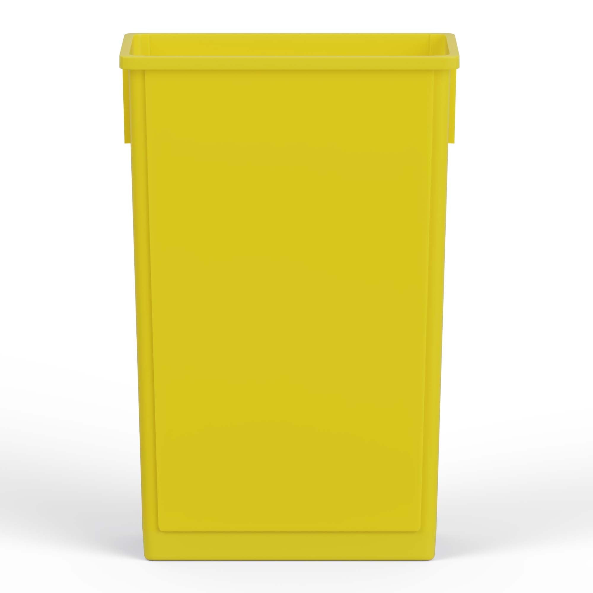23-Gallon Yellow Slim Trash Can