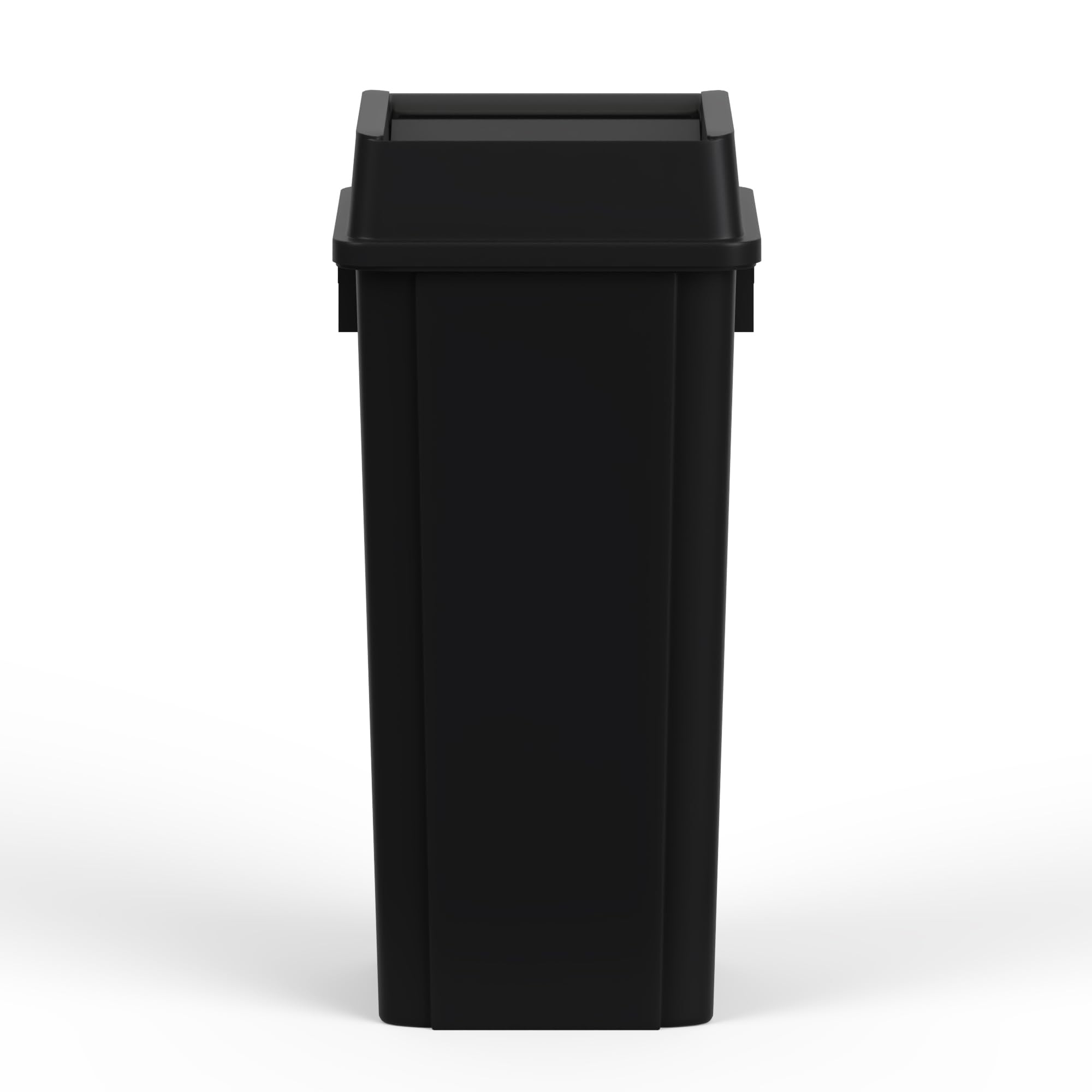 23 Gallon Black Square Commercial Trash