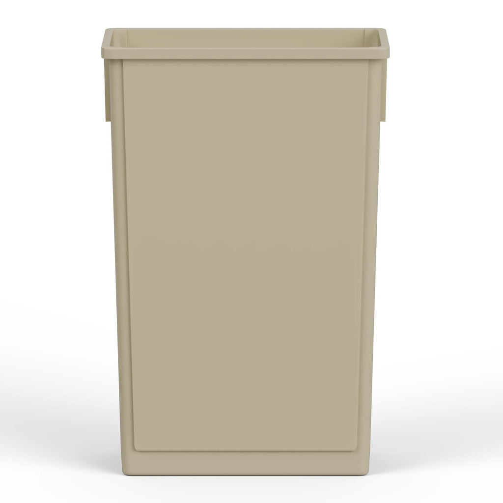 23-Gallon Beige Slim Trash Can