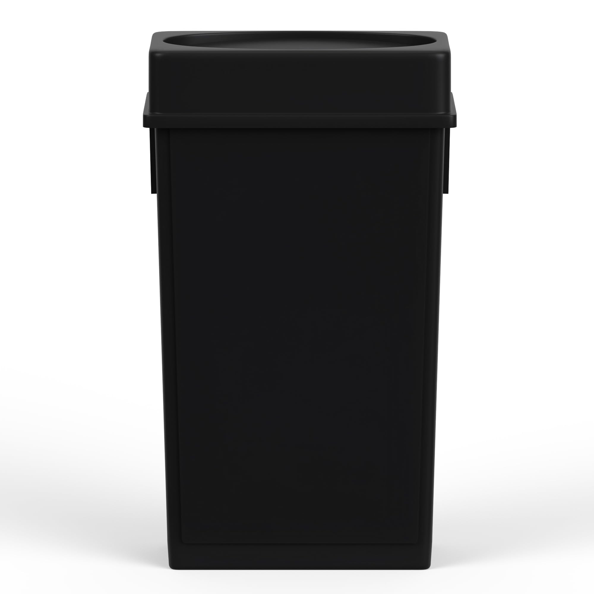 23 Gallon Black Slim Trash Can with Lid