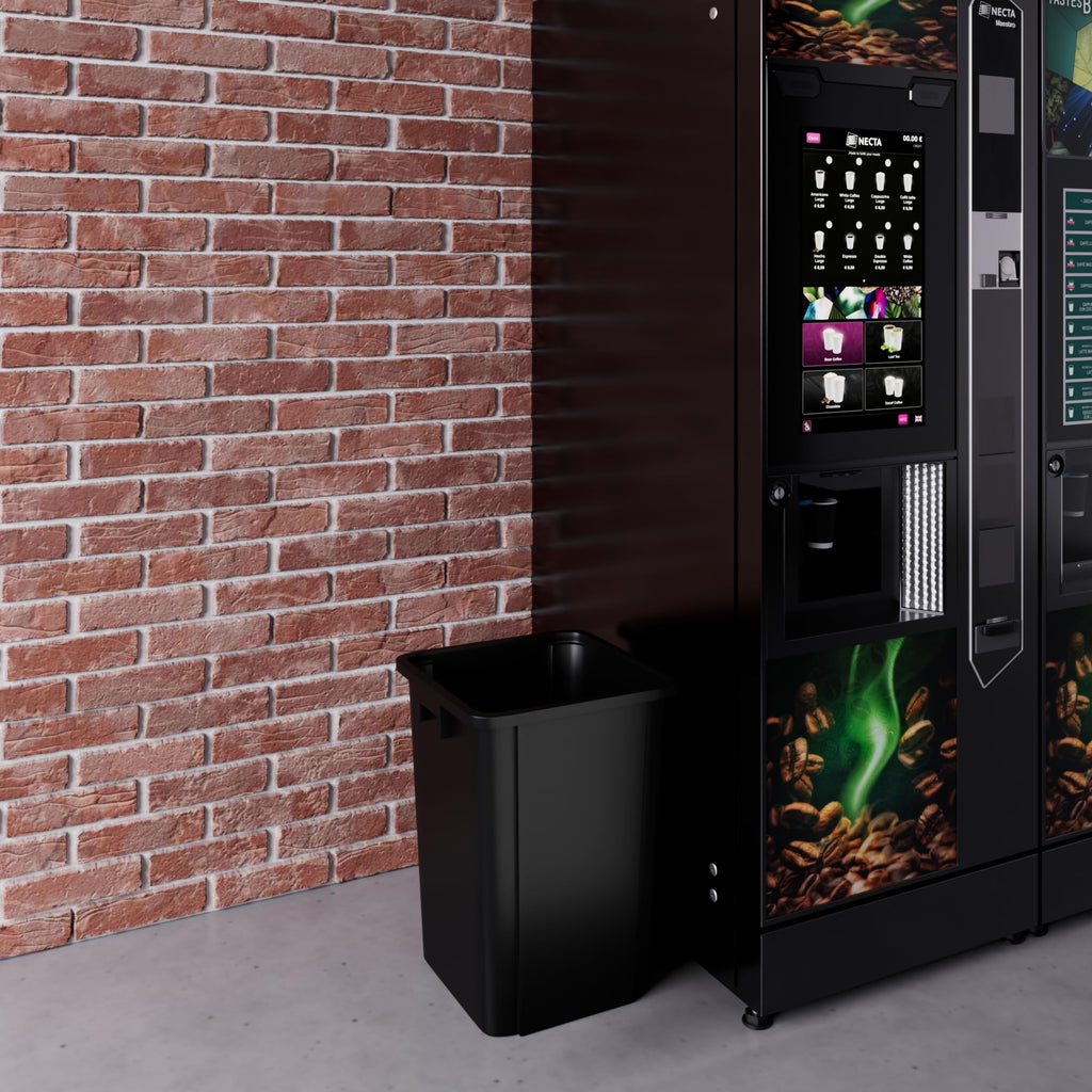 19 Gallon Black Square Commercial Trash