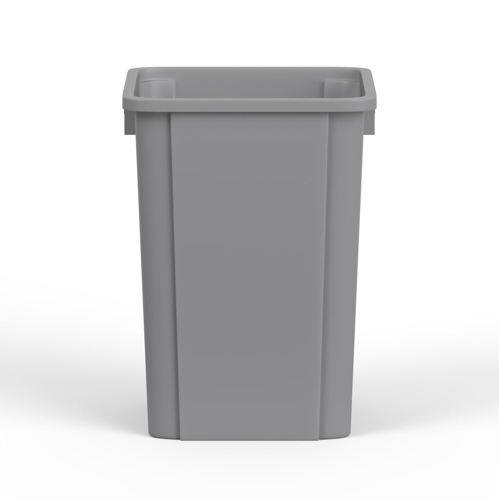 19 Gallon Gray Square Commercial Trash