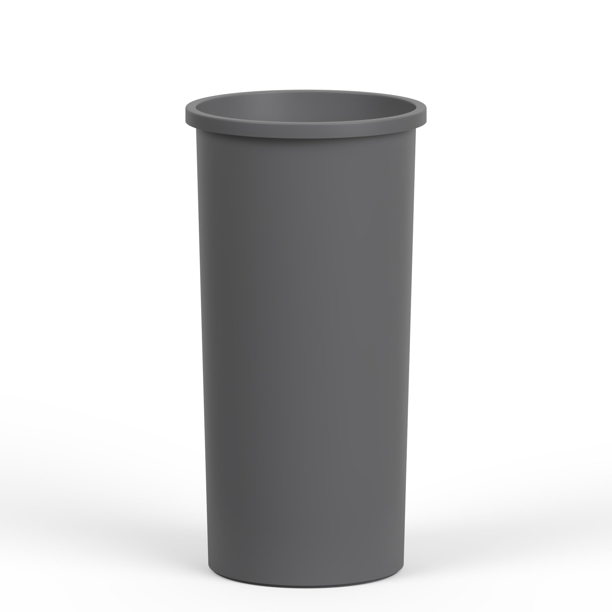 22 Gallon Gray Round Waste Basket