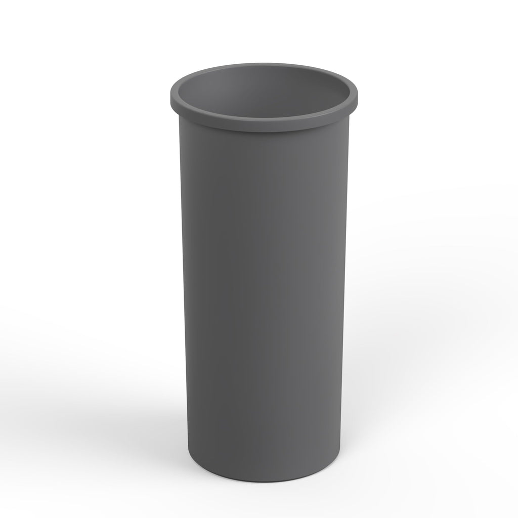 22 Gallon Gray Round Waste Basket