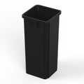 23 Gallon Black Square Commercial Trash