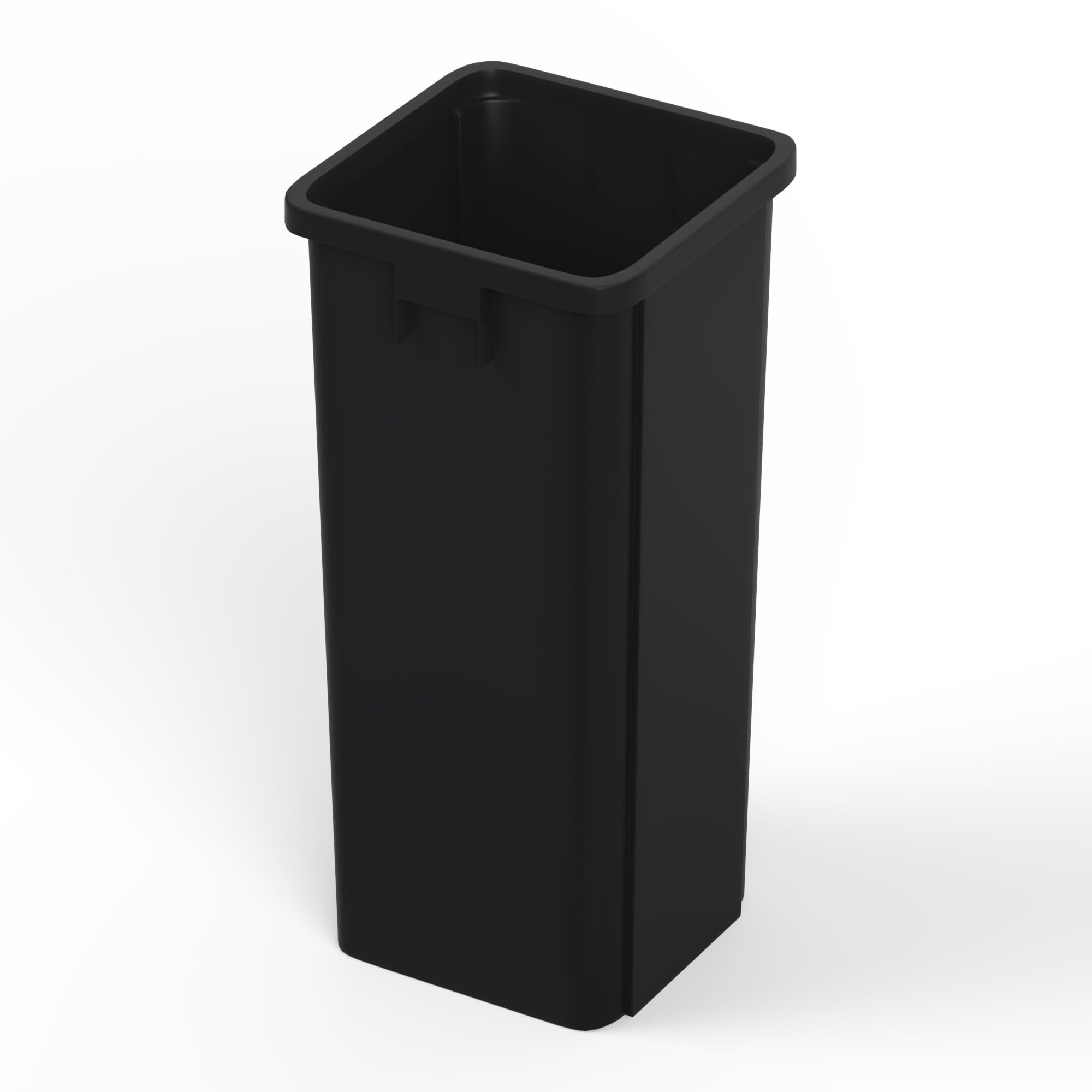 23 Gallon Black Square Commercial Trash