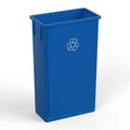 23-Gallon Blue Recycle Slim Trash Can