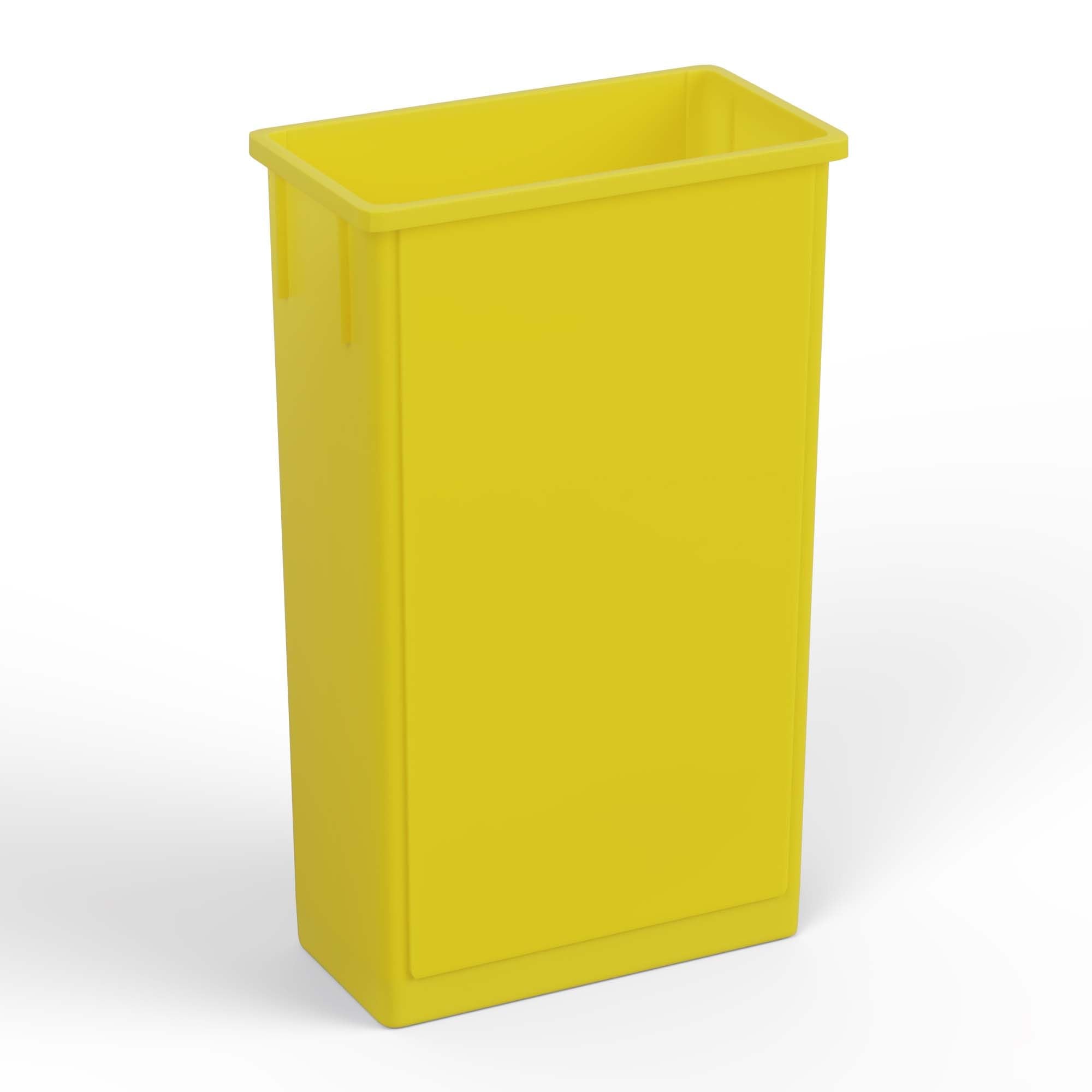 23-Gallon Yellow Slim Trash Can