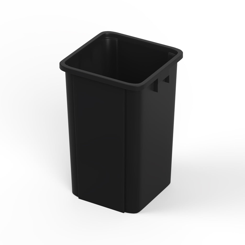 19 Gallon Black Square Commercial Trash