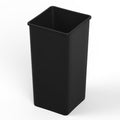 50 Gallon Black Square Commercial Trash/Garbage Can
