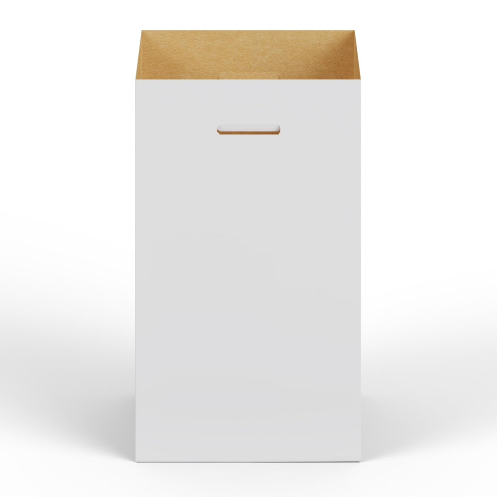 10 Pack Corrugated Cardboard Trash & Recycling Containers