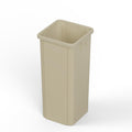 23 Gallon Beige Square Commercial Trash