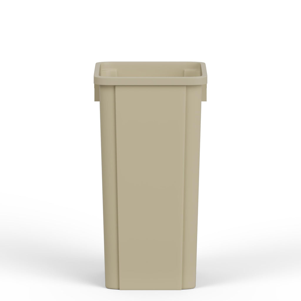 23 Gallon Beige Square Commercial Trash