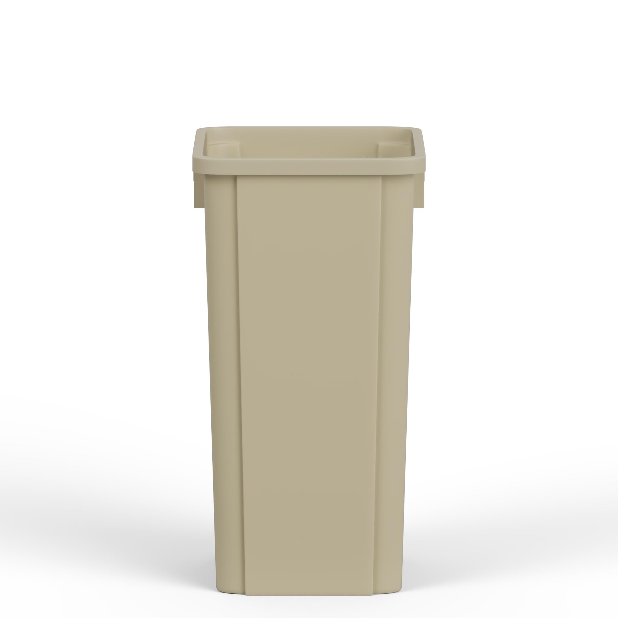23 Gallon Beige Square Commercial Trash