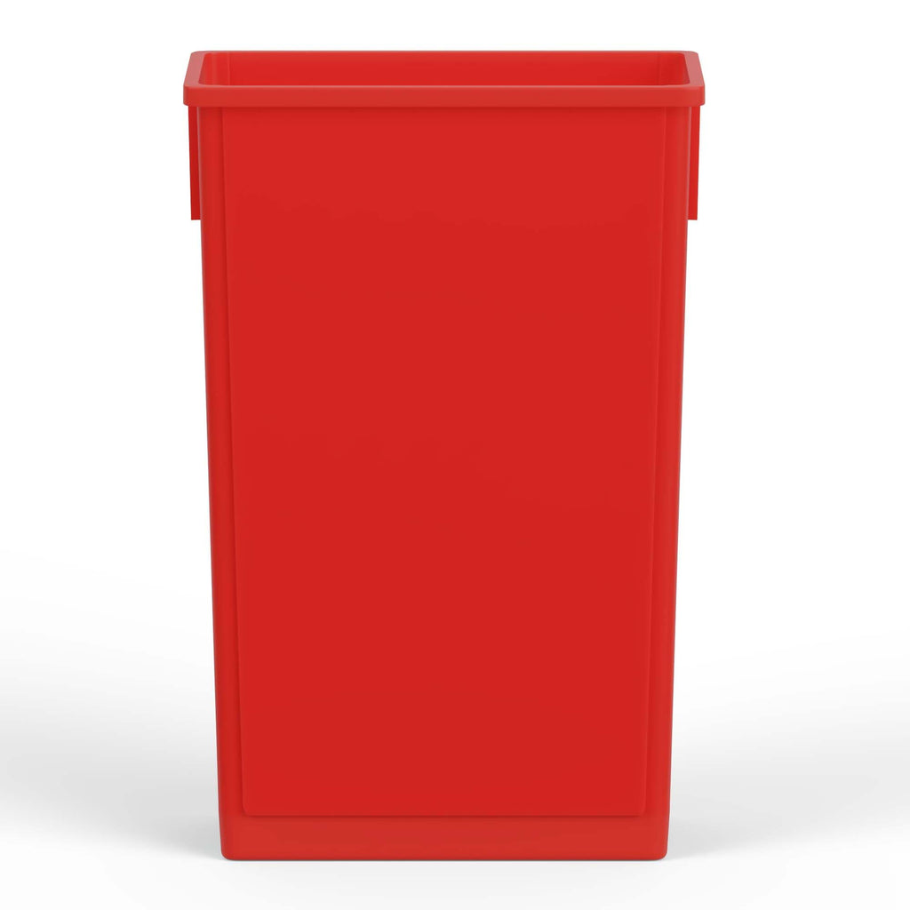 23-Gallon Red Slim Trash Can