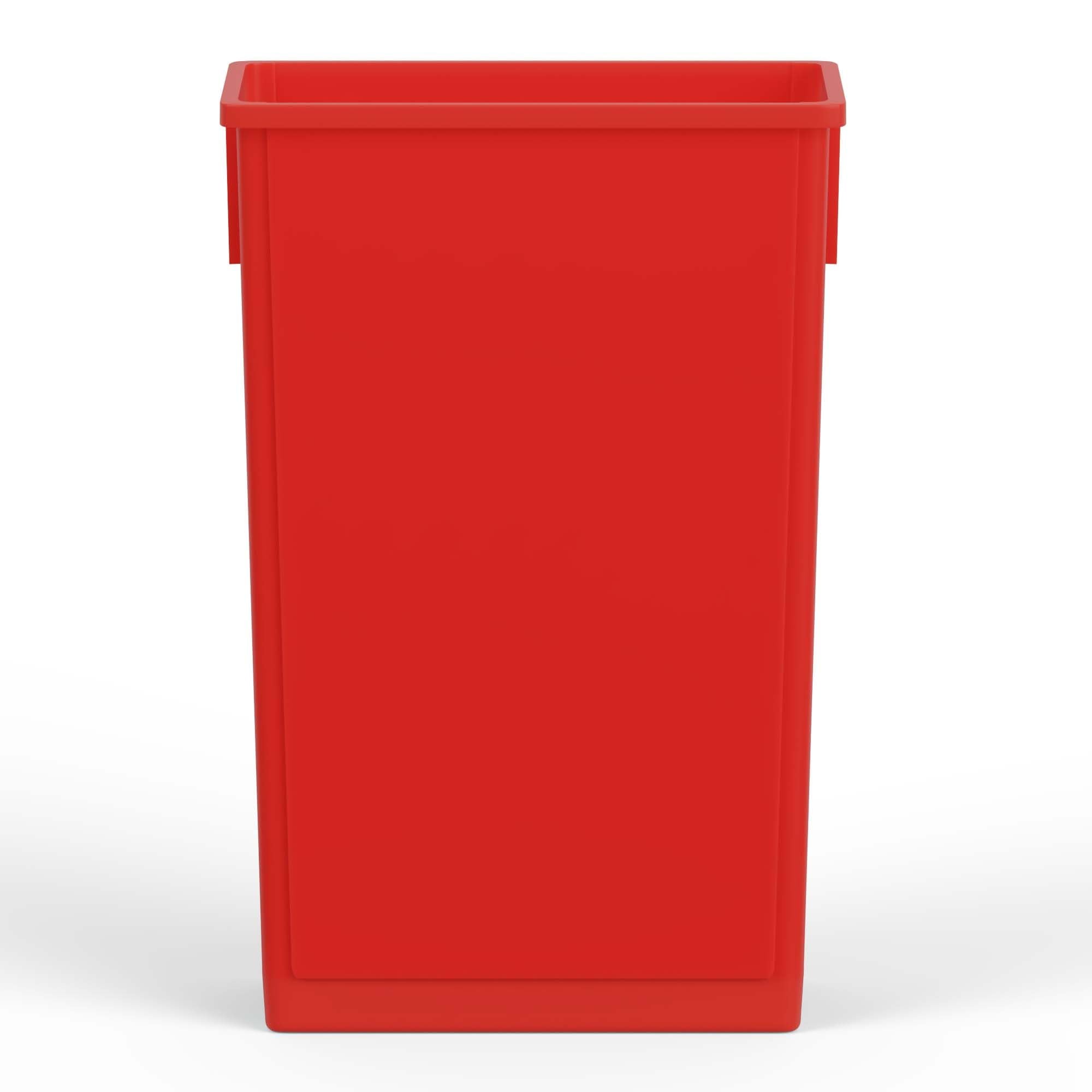 23-Gallon Red Slim Trash Can