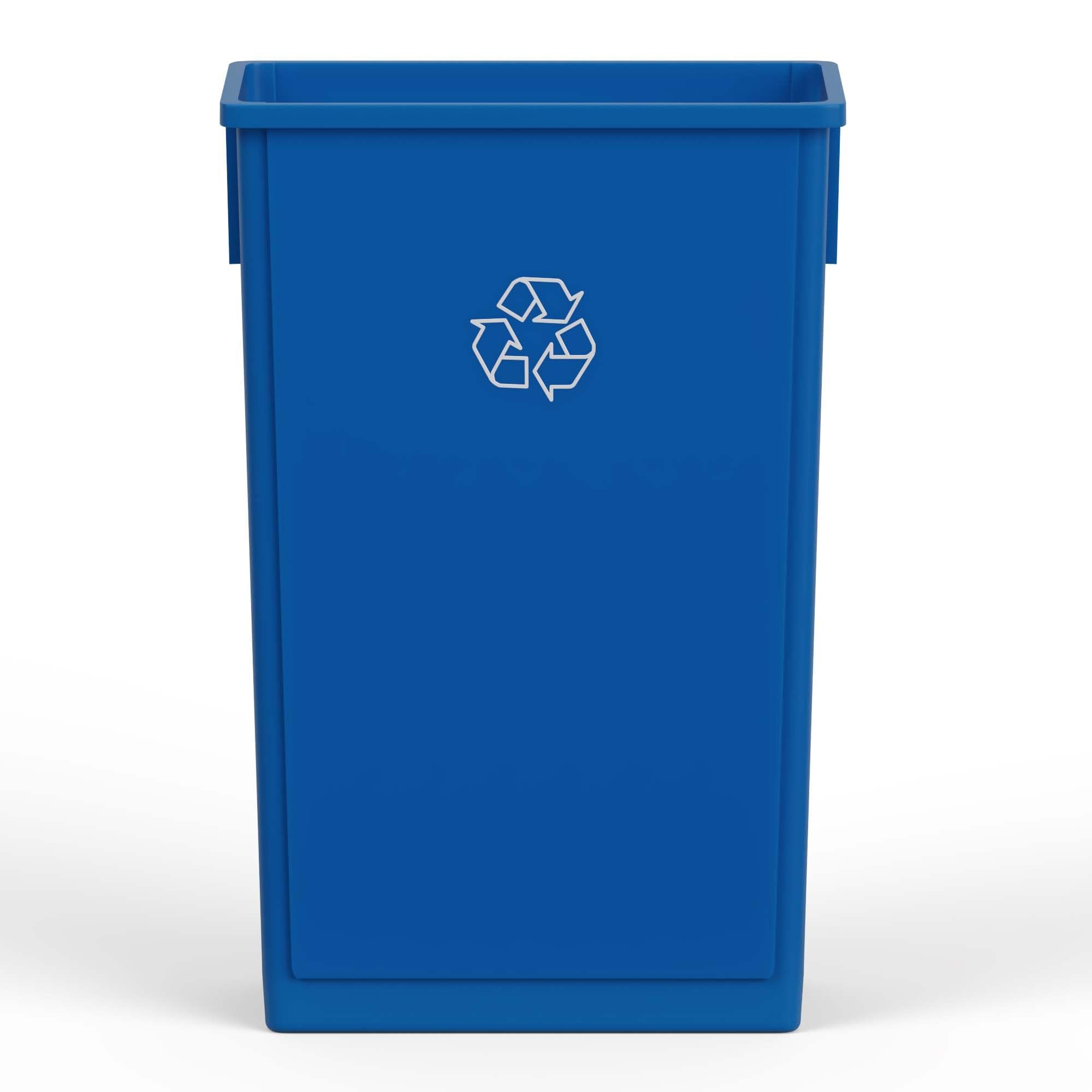 23-Gallon Blue Recycle Slim Trash Can