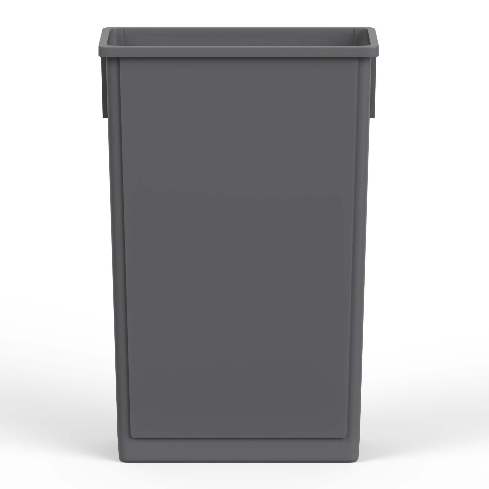 23-Gallon Gray Slim Trash Can