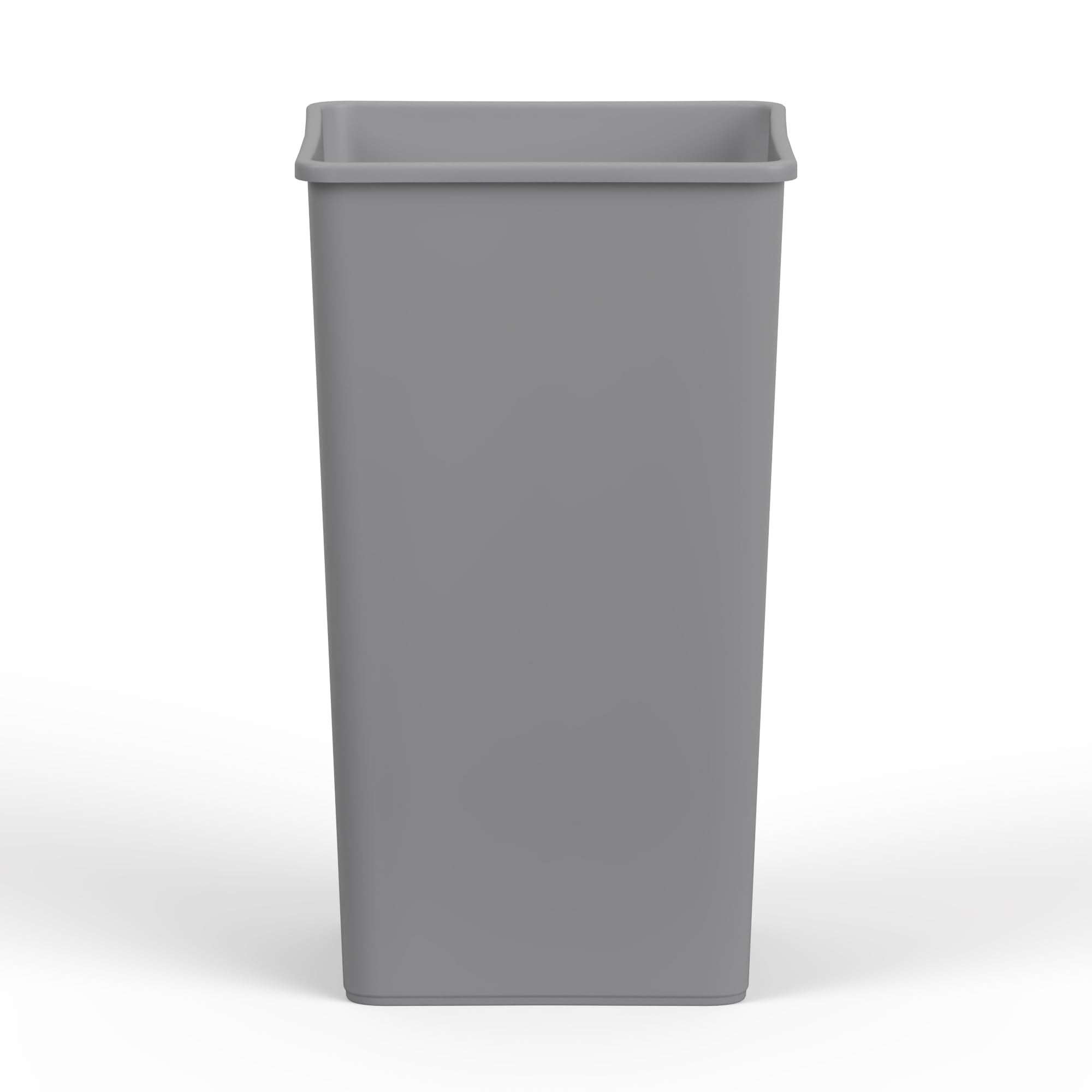 50 Gallon Gray Square Commercial Trash