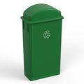 23-Gallon Green Recycle Slim Trash Can with Swing Dome Lid