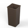 50 Gallon Brown Square Commercial Trash